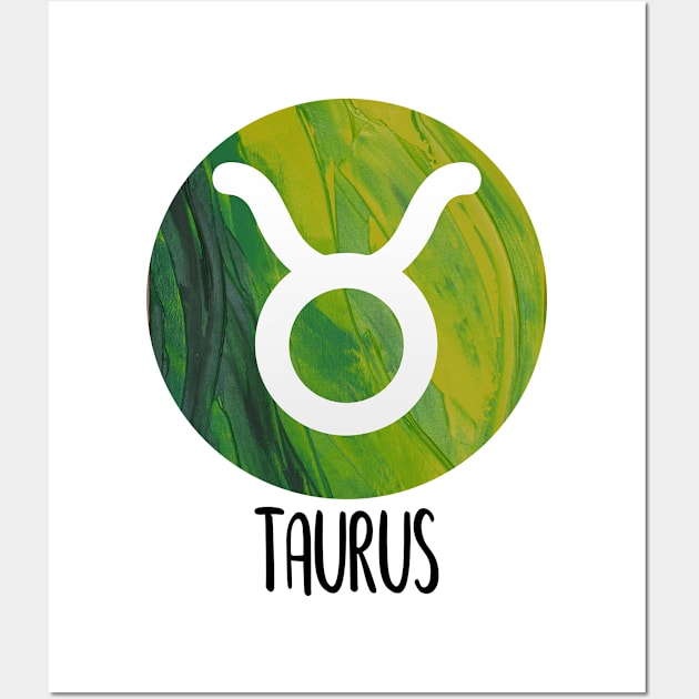 Taurus Zodiac sign Wall Art by xesed